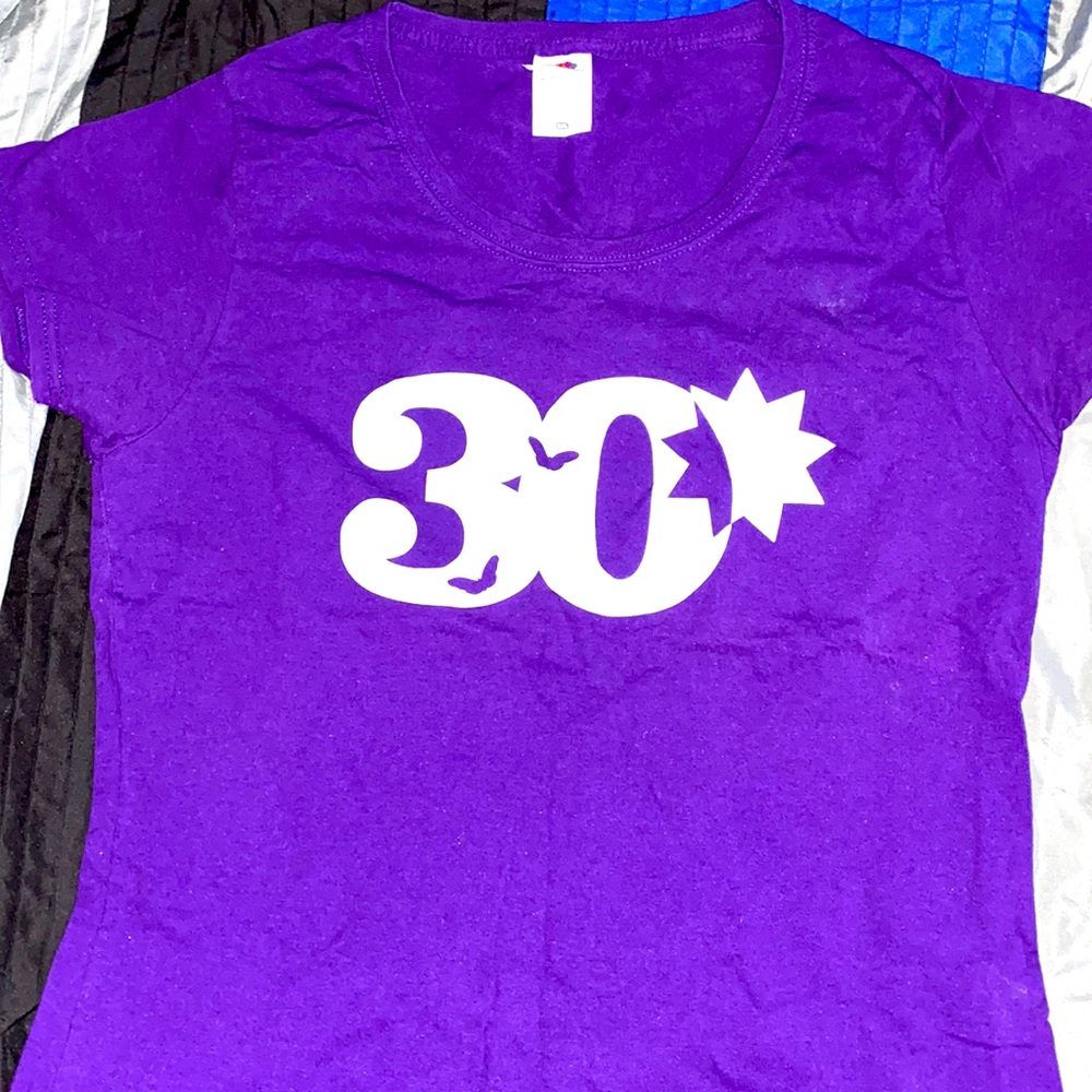 30th Birthday Purple Tee